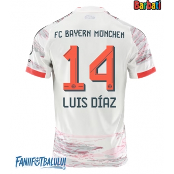Bayern Munich Luis Diaz #14 Tricou Fotbal Replică 2025-26 Barbati Deplasare